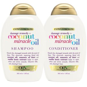 ogx damage remedy + coconut miracle oil shampoo