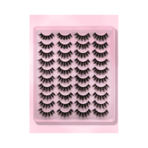 Shein 20 Pairs Of Natural & Volumized False Eyelashes Set
