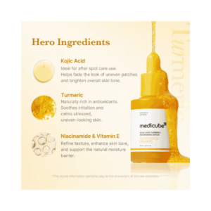 Medicube Kojic Acid Turmeric Niacinamide Serum - 30mL (1)