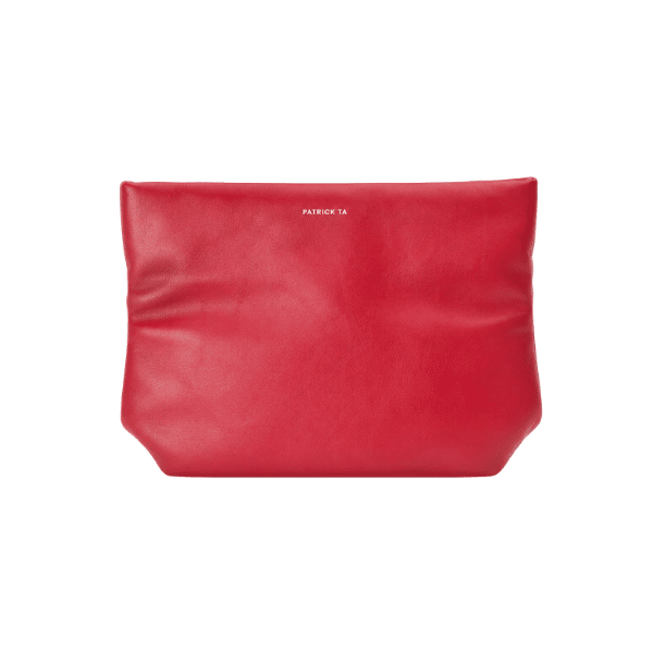 Patrick Ta Strawberry Puffer Clutch