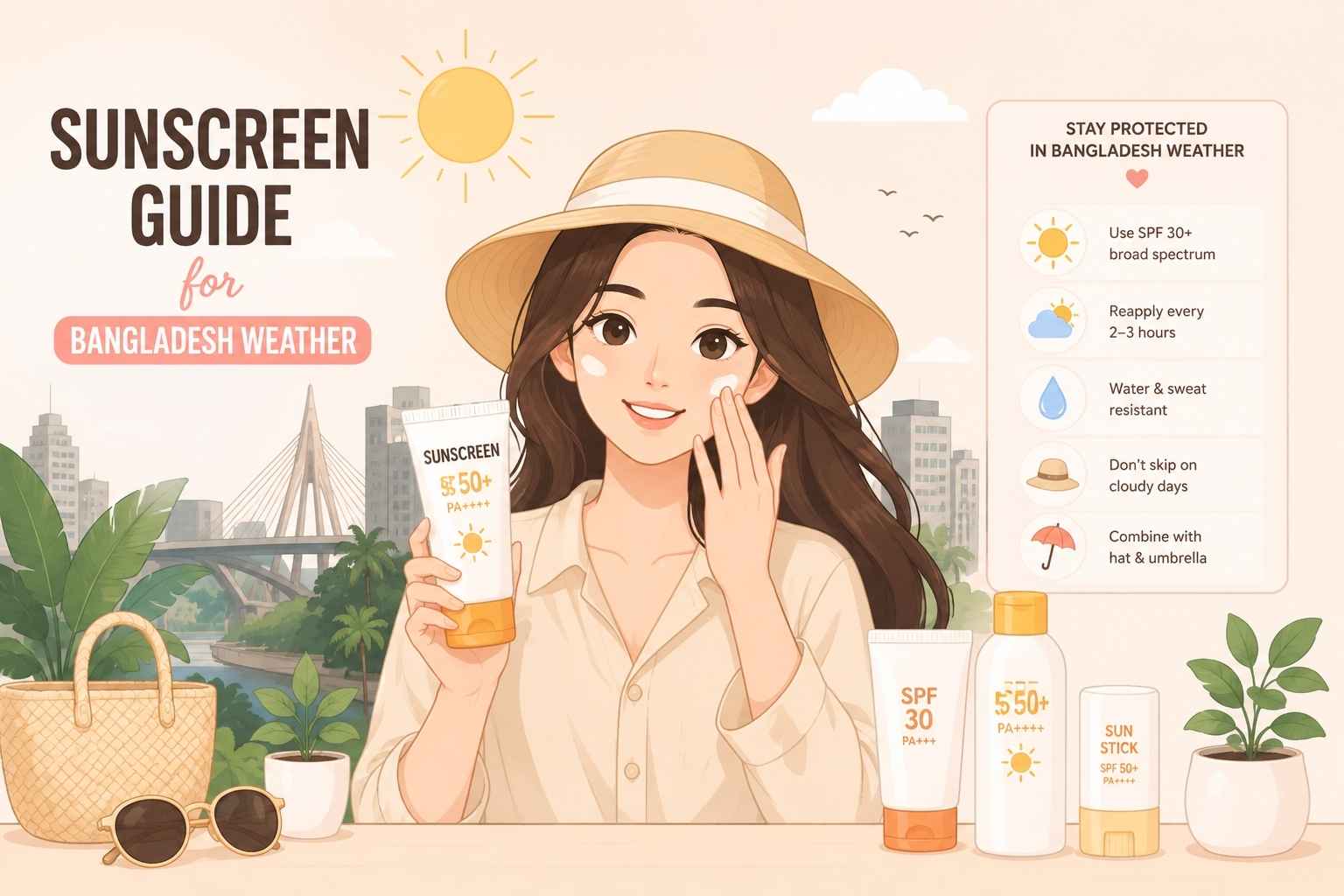 Sunscreen Guide for Bangladesh Weather